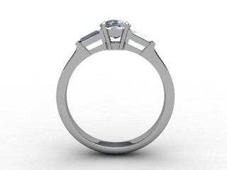 Engagement Ring: Diamond-Set Shoulders  - 3