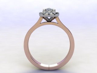 Engagement Ring: Halo Cluster Cushion-Cut - 3