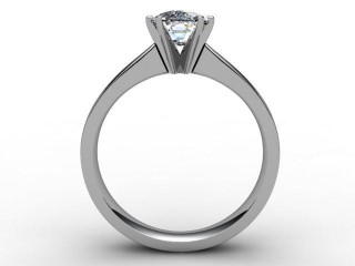 Certificated Cushion-Cut Diamond Solitaire Engagement Ring in 18ct. White Gold - 3