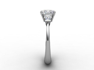 Certificated Cushion-Cut Diamond in 18ct. White Gold - 6