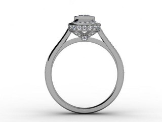 Certificated Cushion-Cut Diamond in 18ct. White Gold - 3