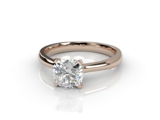 Engagement Ring: Solitaire Cushion