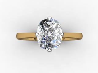 Engagement Ring: Solitaire Cushion-Cut - 9