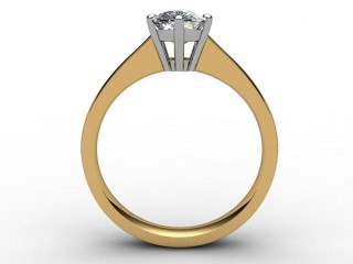 Certificated Cushion-Cut Diamond Solitaire Engagement Ring in 18ct. Gold - 3