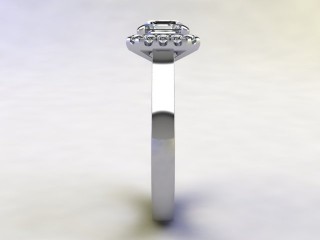 Engagement Ring: Halo Cluster Asscher-Cut - 6