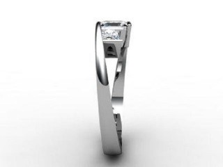 Engagement Ring: 3 Stone Asscher-Cut - 9