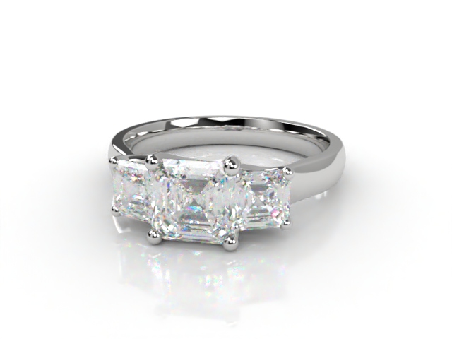Asscher-Cut Diamond Engagement Rings