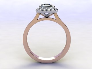 Certificated Asscher-Cut Diamond in 18ct. Rose Gold - 3