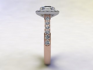 Certificated Asscher-Cut Diamond in 18ct. Rose Gold - 6