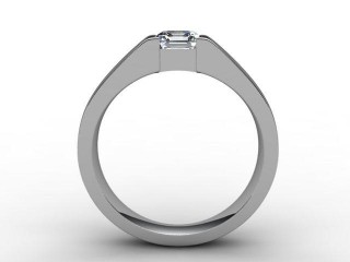 Engagement Ring: Solitaire Asscher-Cut - 3