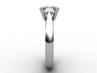 Certificated Asscher-Cut Diamond Solitaire Engagement Ring in 18ct. White Gold - 6