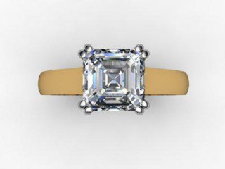 Engagement Ring: Solitaire Asscher-Cut - 9