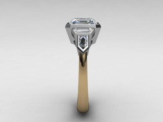 Certificated Asscher-Cut Diamond in 18ct. Gold - 6