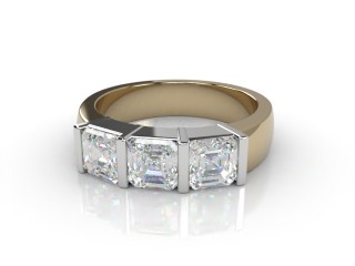 Engagement Ring: 3 Stone Asscher-Cut-06-2833-1018