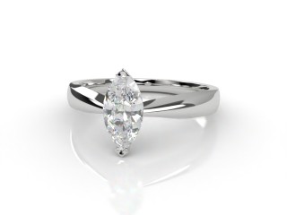 Engagement Ring: Solitaire Marquise-Cut