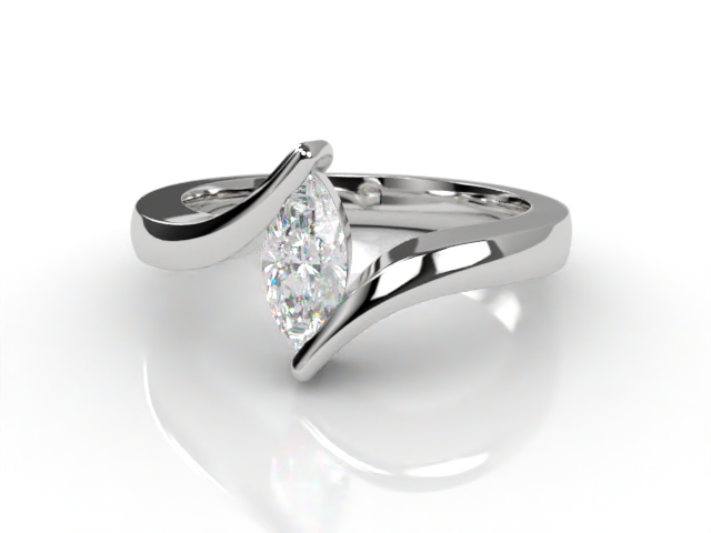 Engagement Ring: Solitaire Marquise-Cut-07-0100-0015