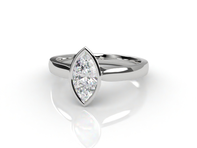 Engagement Ring: Solitaire Marquise-Cut-07-0100-0018