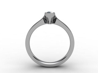 Certificated Marquise Diamond Solitaire Engagement Ring in Platinum - 3