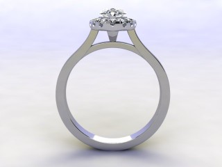 Engagement Ring: Halo Cluster Marquise - 3