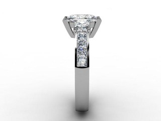 Engagement Ring: Diamond Band Marquise-Cut - 6