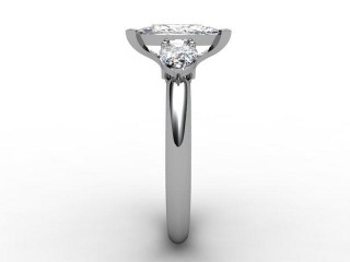Engagement Ring: 3 Stone Marquise-Cut+ - 9