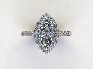 Certificated Marquise Diamond in 18ct. Rose Gold - 9