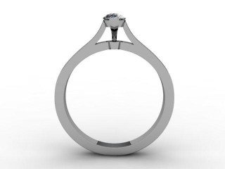 Certificated Marquise Diamond Solitaire Engagement Ring in 18ct. White Gold - 3