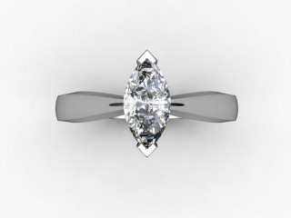 Engagement Ring: Solitaire Marquise-Cut - 9