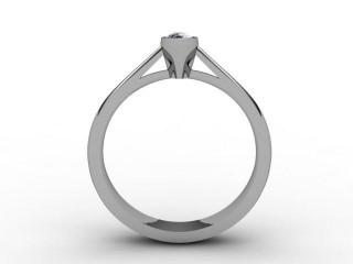 Certificated Marquise Diamond Solitaire Engagement Ring in 18ct. White Gold - 3