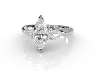 Engagement Ring: 3 Stone Marquise-Cut+-07-0533-2305