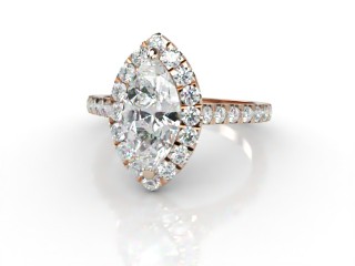Engagement Ring: Halo Cluster Marquise-07-1400-8934