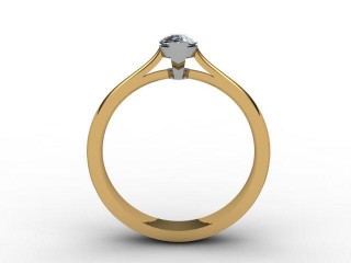 Certificated Marquise Diamond Solitaire Engagement Ring in 18ct. Gold - 3