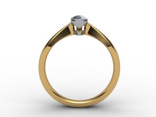 Certificated Marquise Diamond Solitaire Engagement Ring in 18ct. Gold - 3