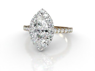 Engagement Ring: Halo Cluster Marquise-07-2800-8934