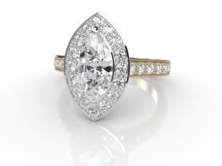 Engagement Ring: Halo Cluster Marquise-07-2800-8935