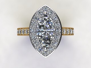 Certificated Marquise Diamond in 18ct. Gold - 9