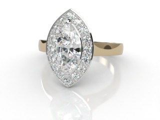 Certificated Marquise Diamond in 18ct. Gold-07-2800-8936
