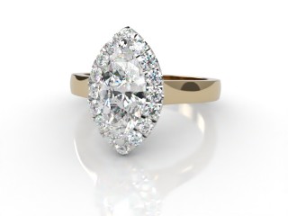 Certificated Marquise Diamond in 18ct. Gold