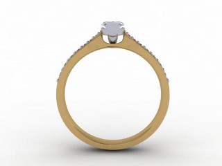 Certificated Marquise Diamond in 18ct. Gold - 3