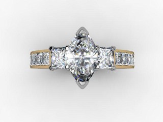 Certificated Marquise Diamond in 18ct. Gold - 12