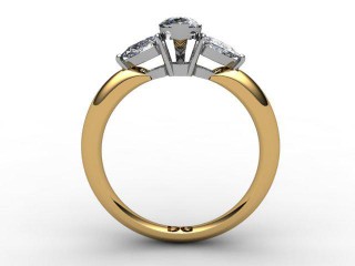 Engagement Ring: 3 Stone Marquise-Cut+ - 6