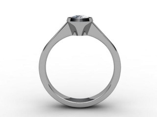 Certificated Pear Shape Diamond Solitaire Engagement Ring in Platinum - 3