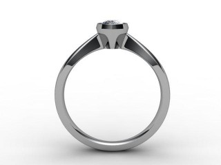 Certificated Pear Shape Diamond Solitaire Engagement Ring in Platinum - 3
