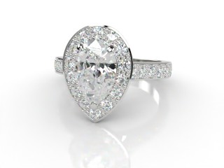 Engagement Ring: Halo Cluster Pear-Shape-08-0100-8941