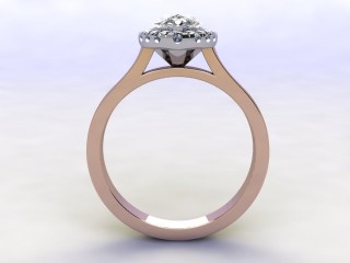 Engagement Ring: Halo Cluster Pear-Shape - 3