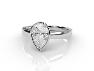 Engagement Ring: Solitaire Pear-Shape