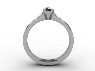 Certificated Pear Shape Diamond Solitaire Engagement Ring in 18ct. White Gold - 3