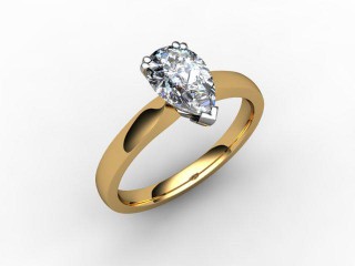 Certificated Pear Shape Diamond Solitaire Engagement Ring in 18ct. Gold - 12
