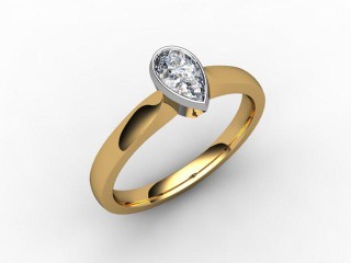 Certificated Pear Shape Diamond Solitaire Engagement Ring in 18ct. Gold - 12