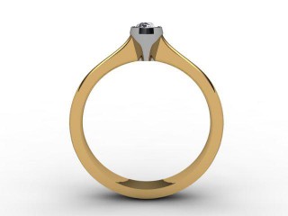 Certificated Pear Shape Diamond Solitaire Engagement Ring in 18ct. Gold - 3